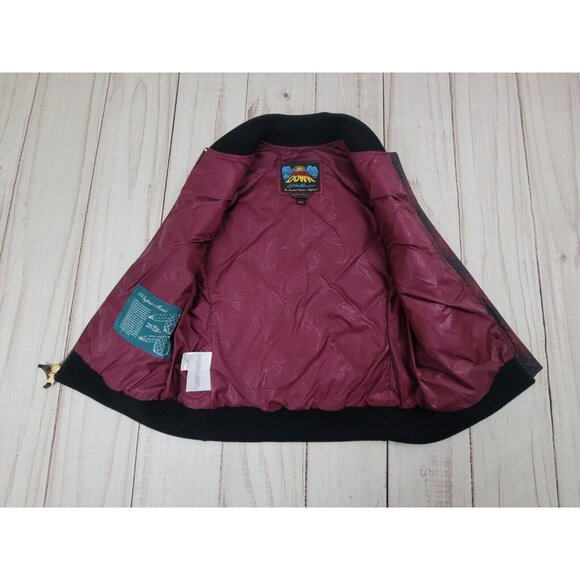 Eddie Bauer Women’s 1936 Skyliner Down Goose Vest Black/Red Plaid Quilted Size L - Picture 6 of 12